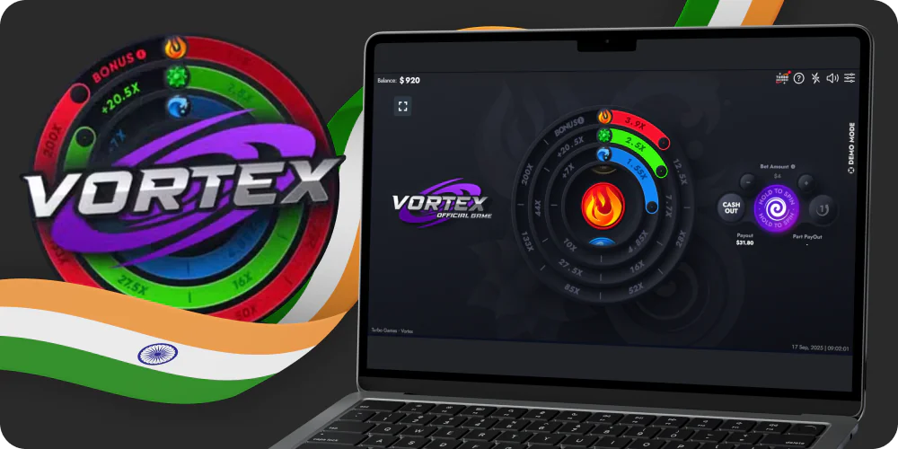 Vortex Crash Game in India